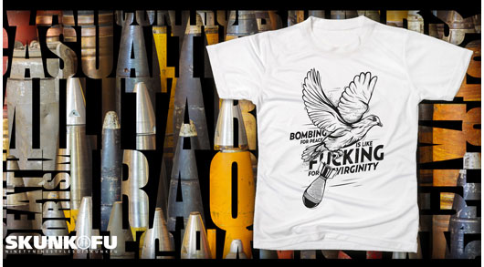 Bombing for peace T-Shirt offer