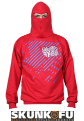 skunk fu product boys ninja hodded sweater skunkn fugly rot small raw