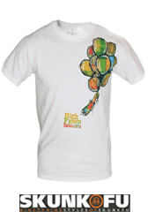 skunk fu product boys tshirt high flown weiss small