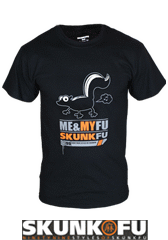 skunk fu product boys tshirt me my fu schwarz small