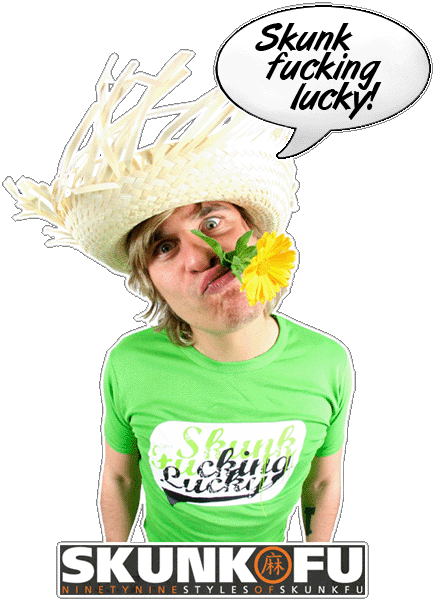 Skunk Fucking Lucky T-Shirt