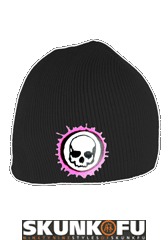 skunk fu muetze skull schwarz klein
