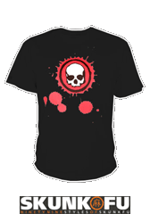 skunk fu product tshirt skull klein